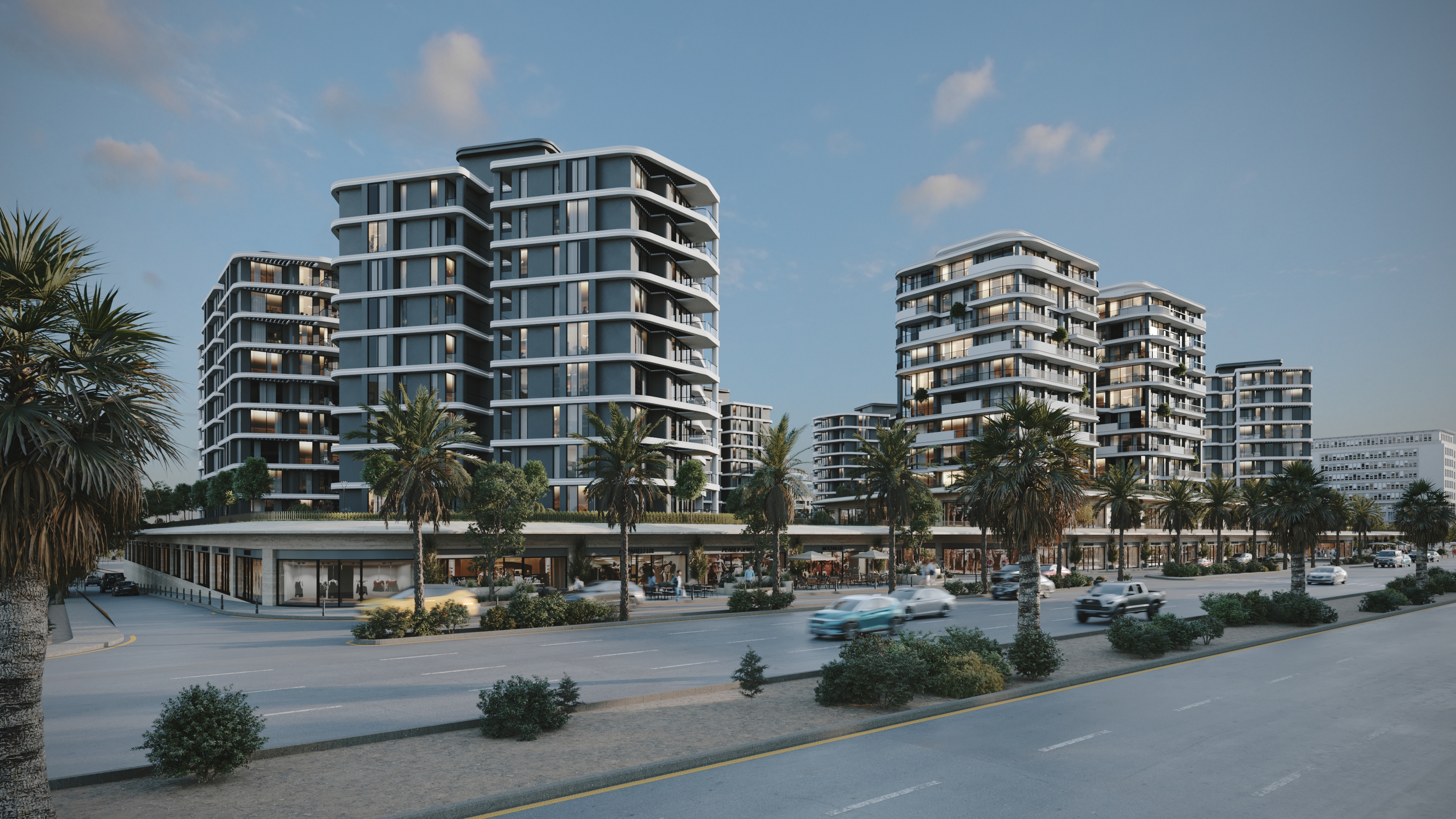 UBB Mersin Merko Konutları - Rezidans & Yaşam Alanı Dış Cephe Render
